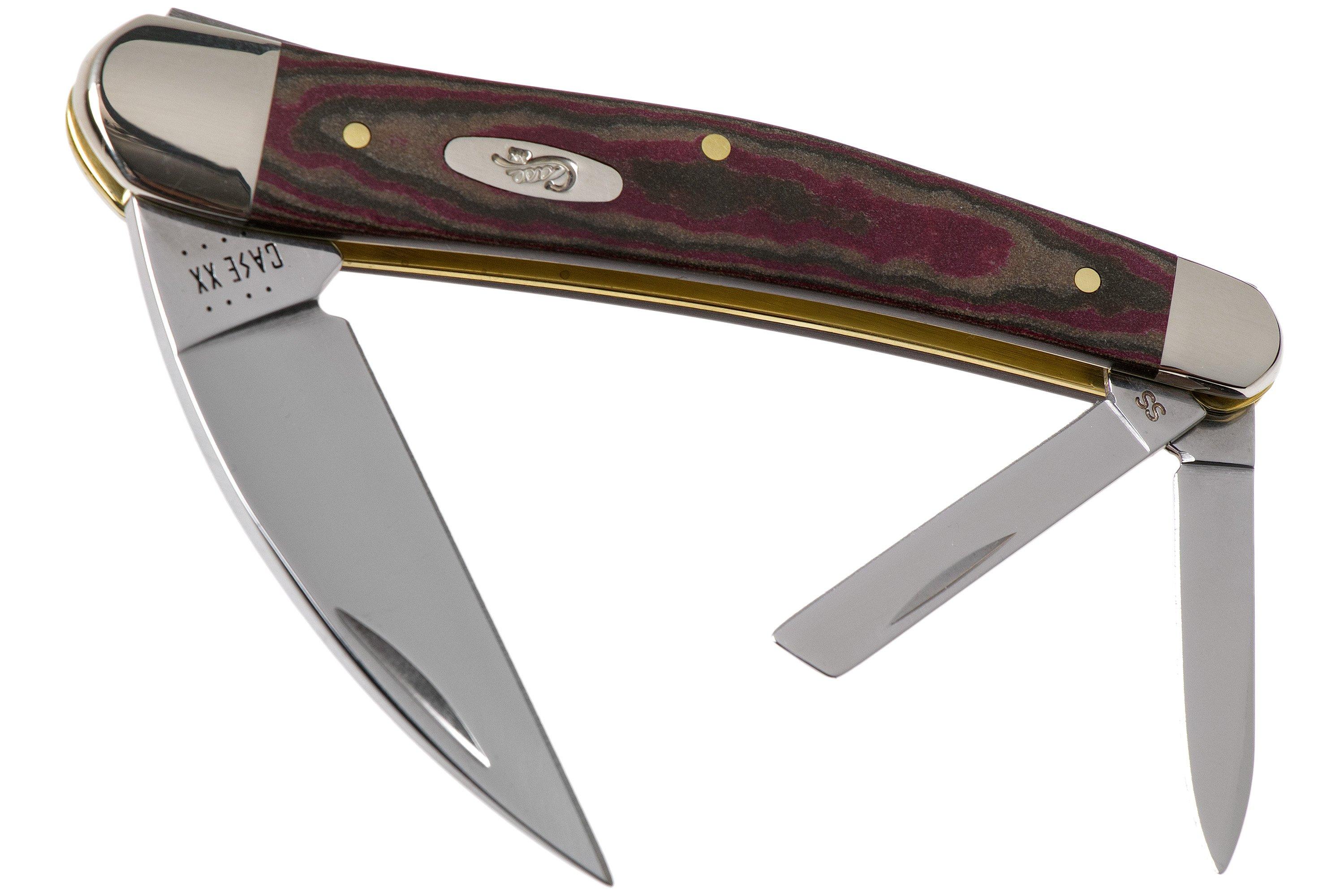 Case Seahorse Whittler Rustic Red Richlite, 13626, 10355WH SS pocket