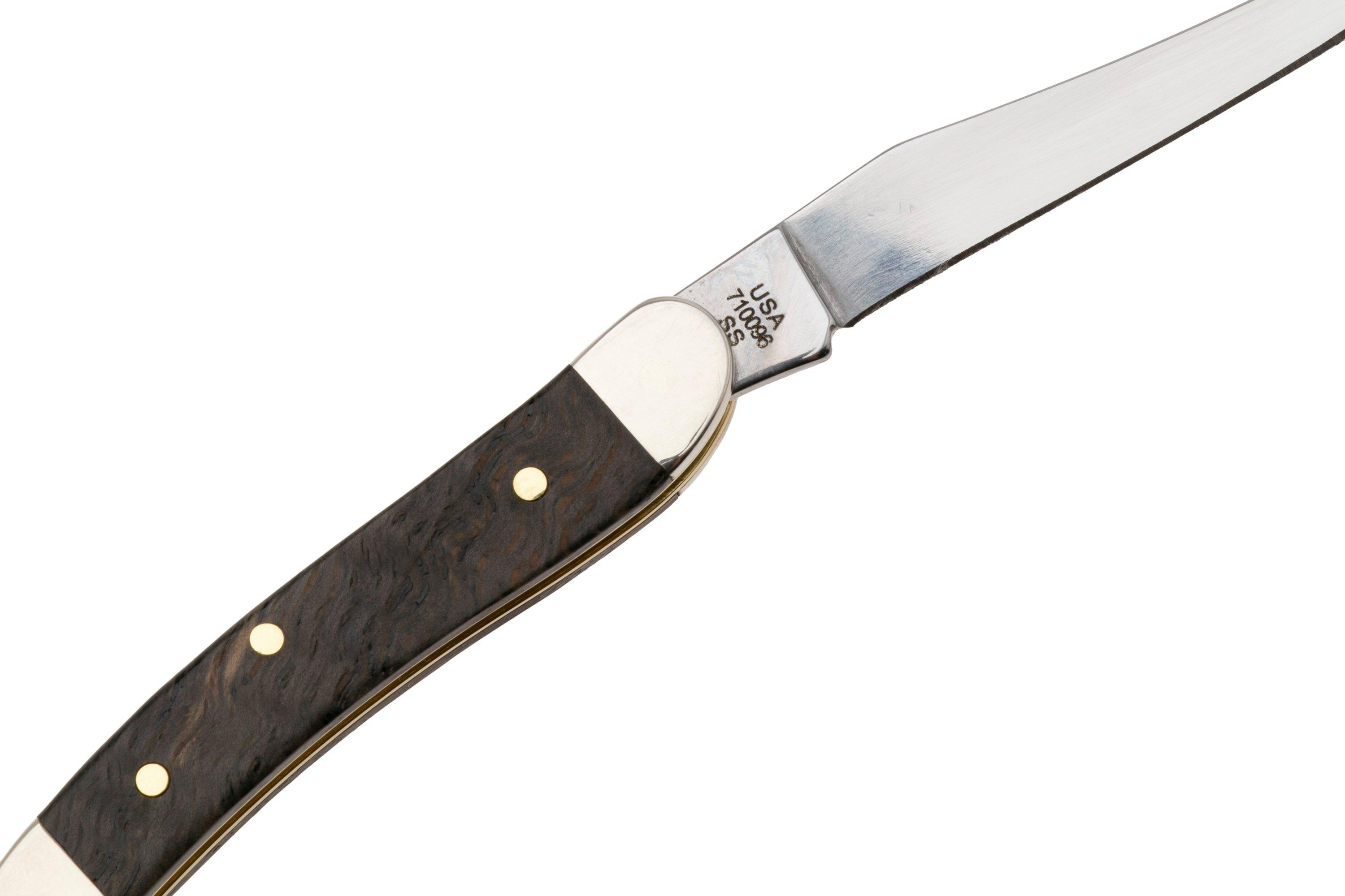 Case Small Texas Toothpick Smooth Black Curly Oak Wood, 14009, 710096 ...