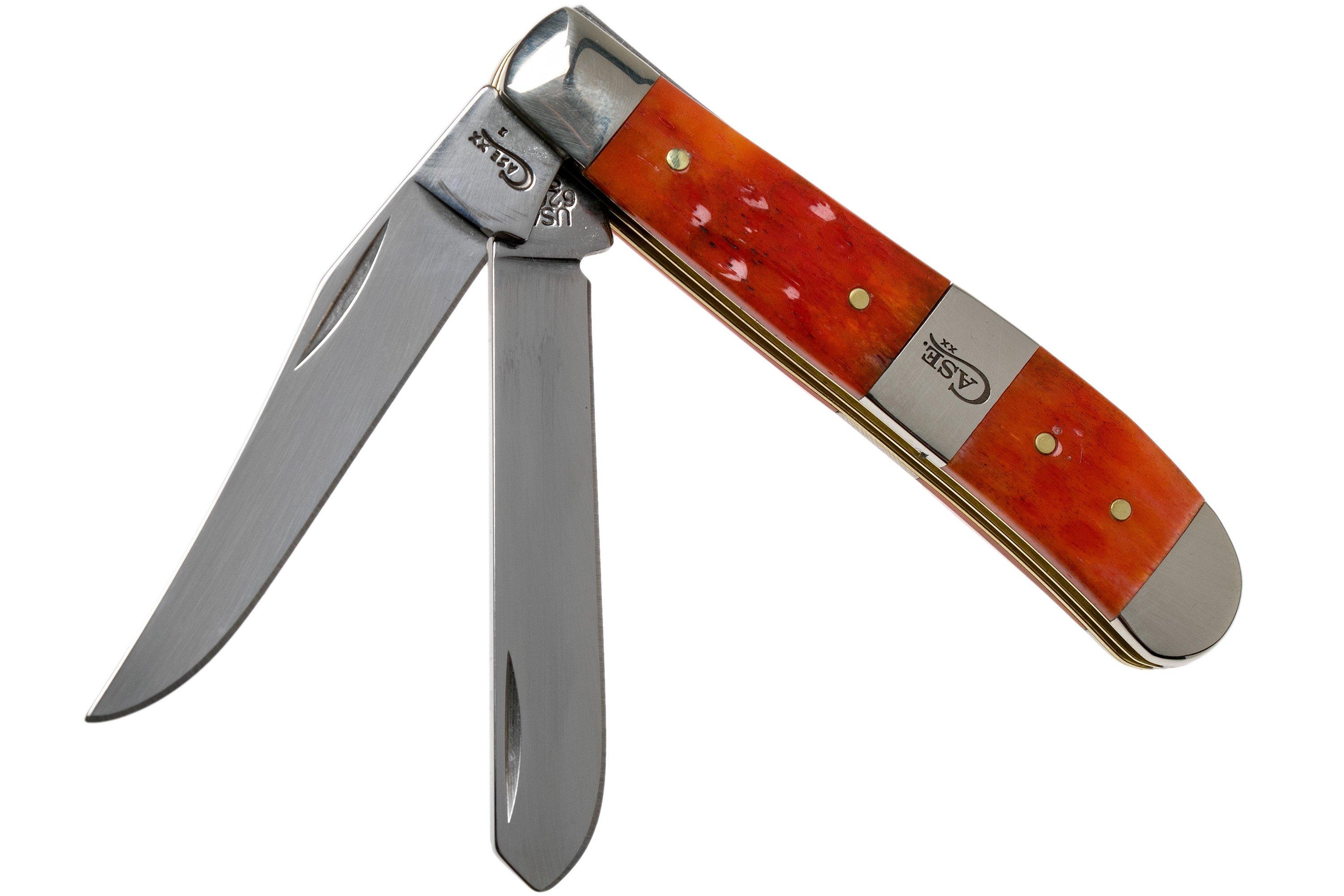 Case Mini Trapper Tequila Sunrise Bone, Standard Jig 14482, 6207 SS