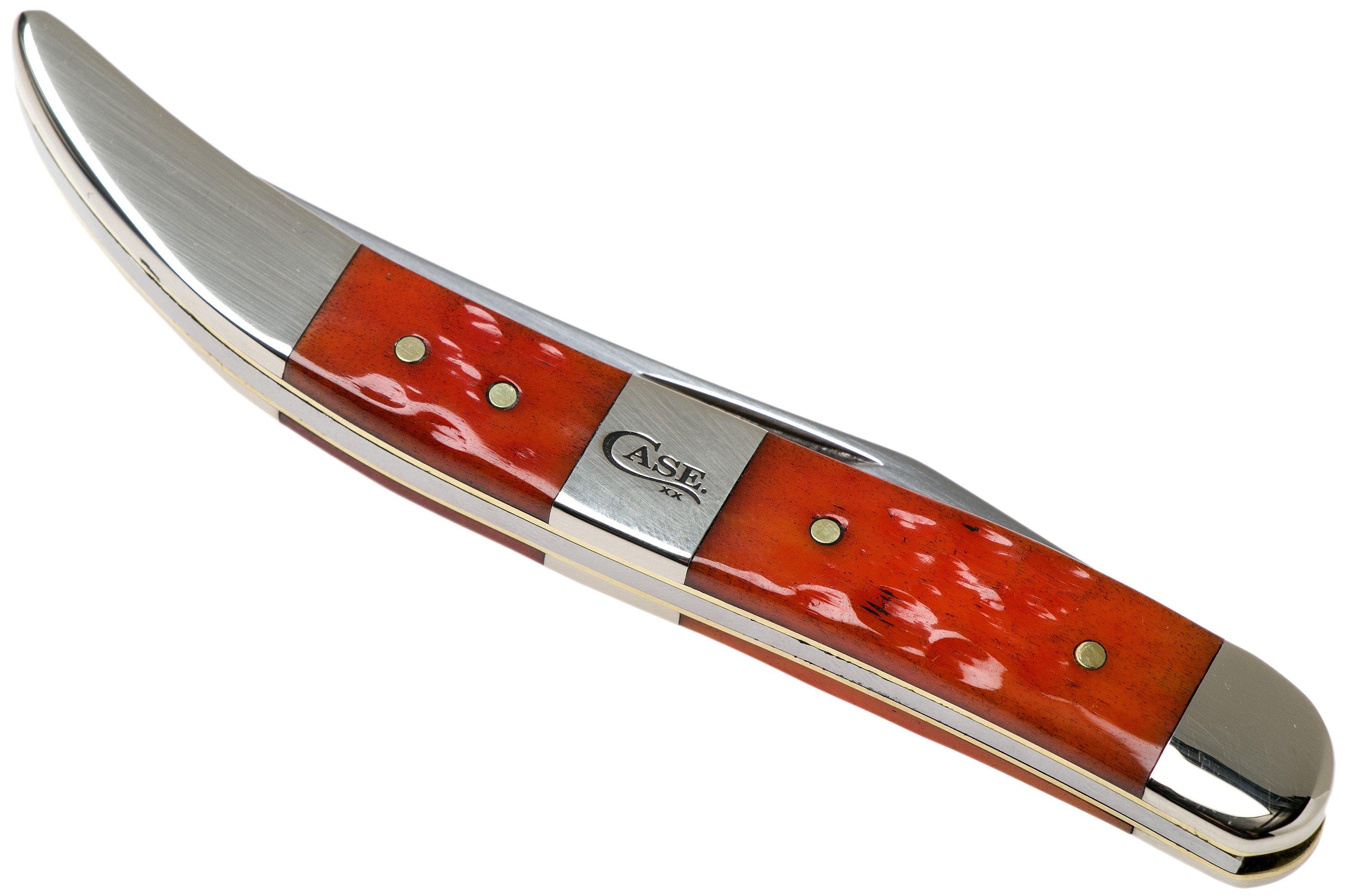 Case Texas Toothpick Tequila Sunrise Bone, Standard Jig 14487, 610094