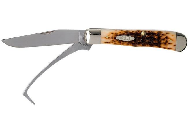 Case Large Stockman Amber Jigged Bone, 00204, 6375 CV pocket knife