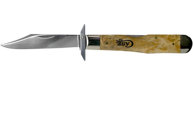 カッコウの羽根 Case Knives Cheetah Natural Box Elder Burl, 16567, 7111 1/2L