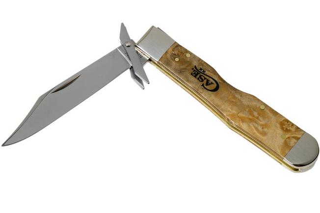 Image for Case Knives Cheetah Natural Box Elder Burl, 16567, 7111 1/2L SS pocket knife