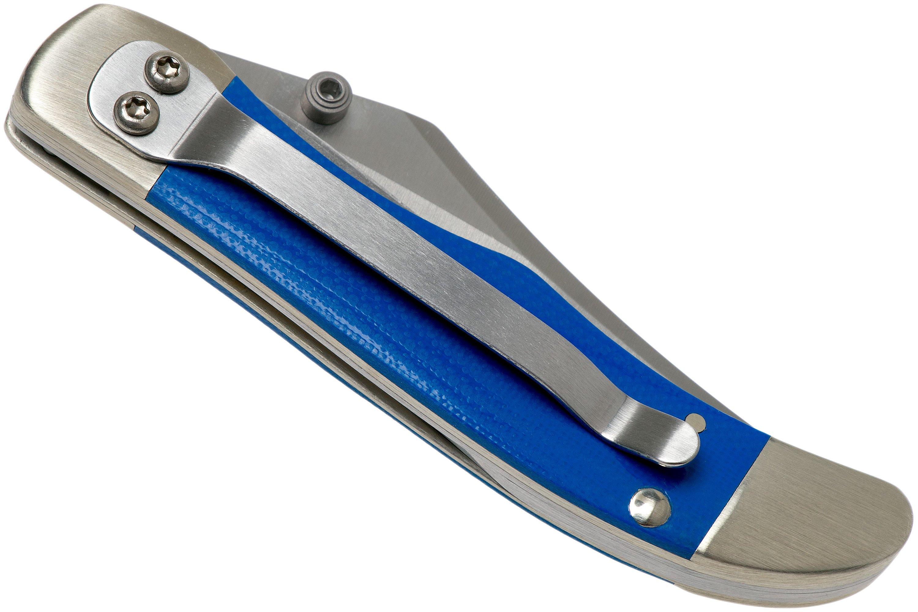 Case Kickstart Mid Folding Hunter Blue G10 Smooth, 16742, 101265AC SS