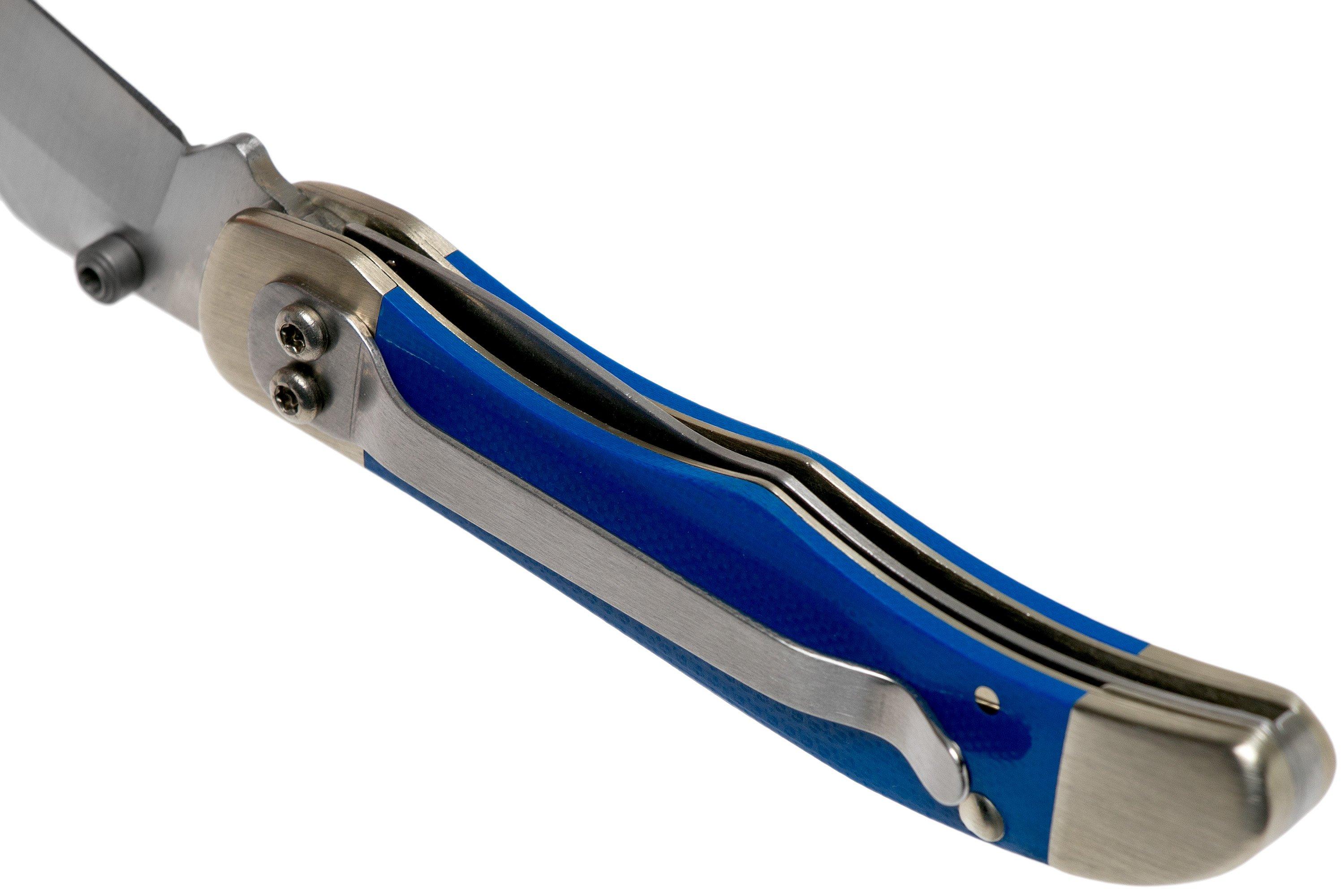 Case Kickstart Mid Folding Hunter Blue G10 Smooth, 16742, 101265AC SS pocket knife