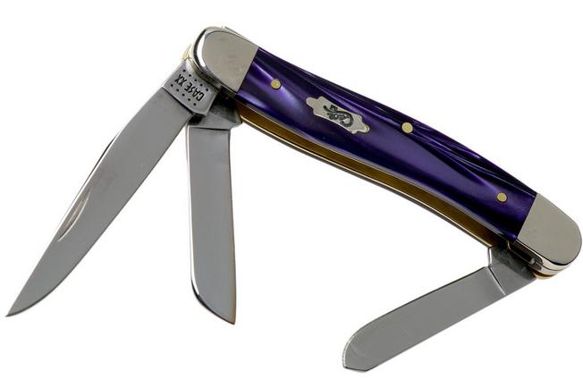 Imagen para Case Knives Medium Stockman Wicked Purple Smooth Kirinite, 17332, 10318 SS navaja