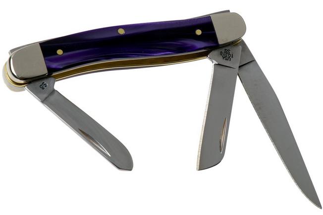 Imagen para Case Knives Medium Stockman Wicked Purple Smooth Kirinite, 17332, 10318 SS navaja