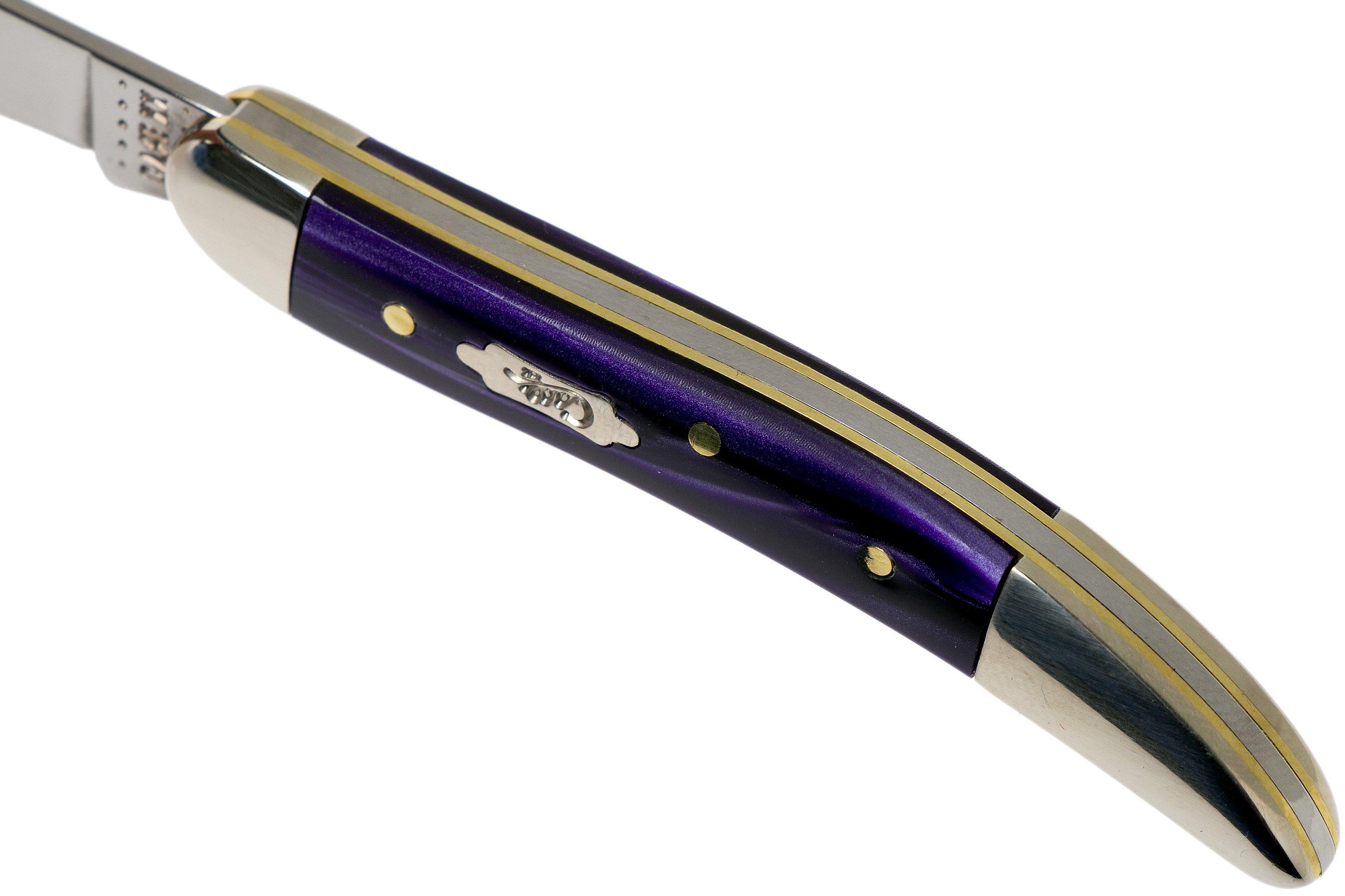 Case Knives Small Texas Toothpick Wicked Purple Smooth
