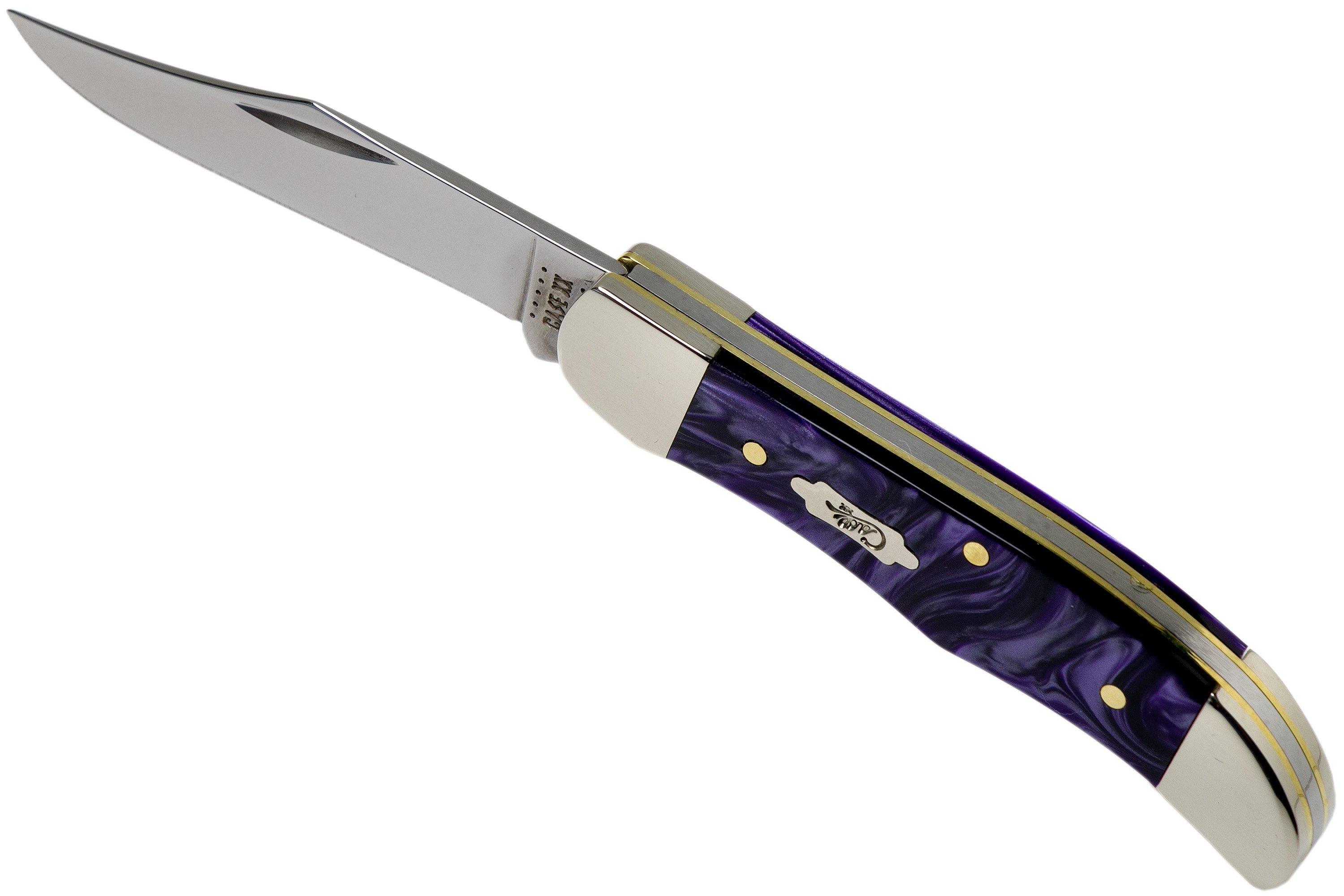 Case Knives Pocket Hunter Wicked Purple Smooth Kirinite, 17335, 101165