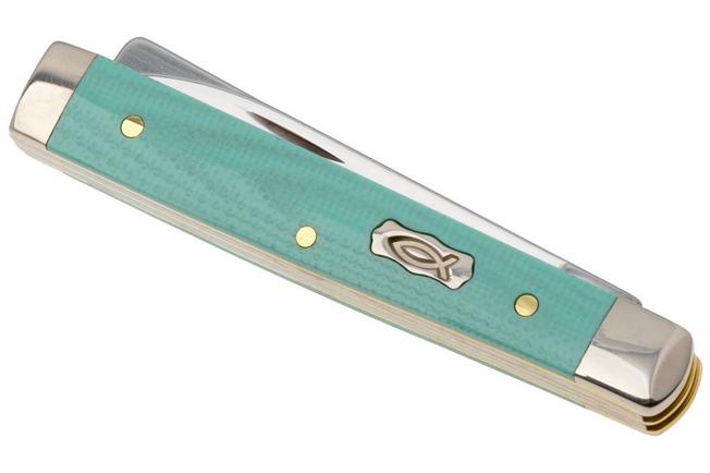 Afbeelding voor Case Baby Doc Seafoam Green G-10, 18108, 10282SP SS zakmes
