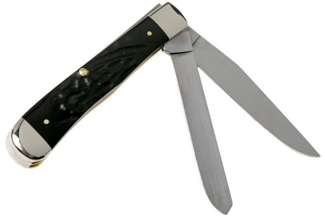 Case Working Medium Jack Knife Jet Black Synthetic, 22087 SS