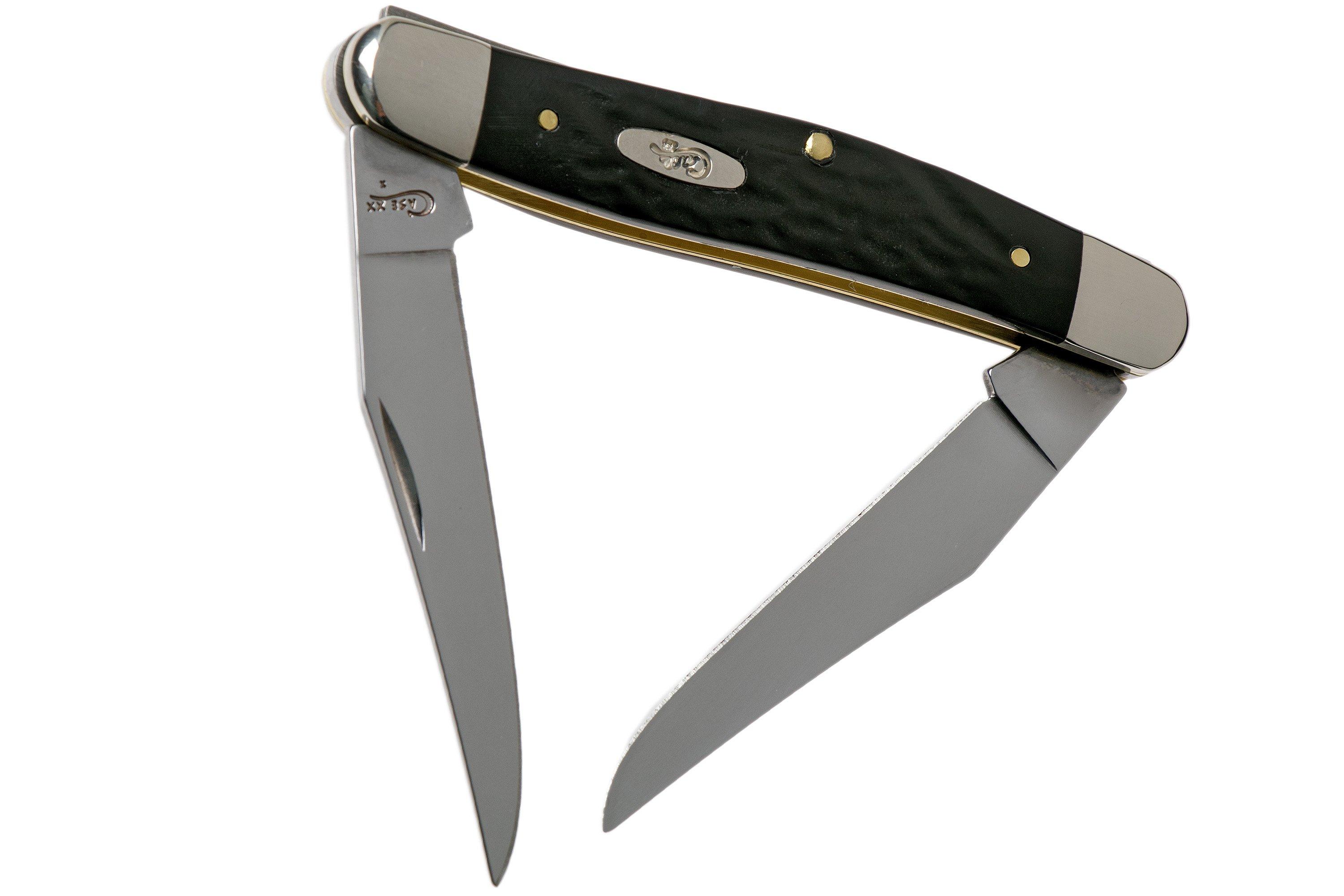 Case Muskrat Rough Black Synthetic, 18232, MUSKRAT SS pocket knife