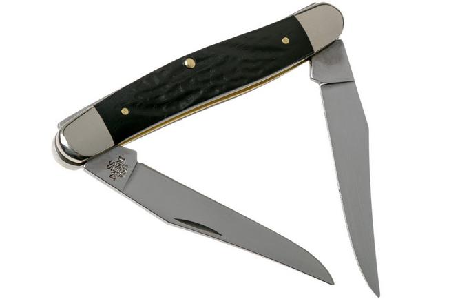 Case Muskrat Rough Black Synthetic, 18232, MUSKRAT SS pocket knife 