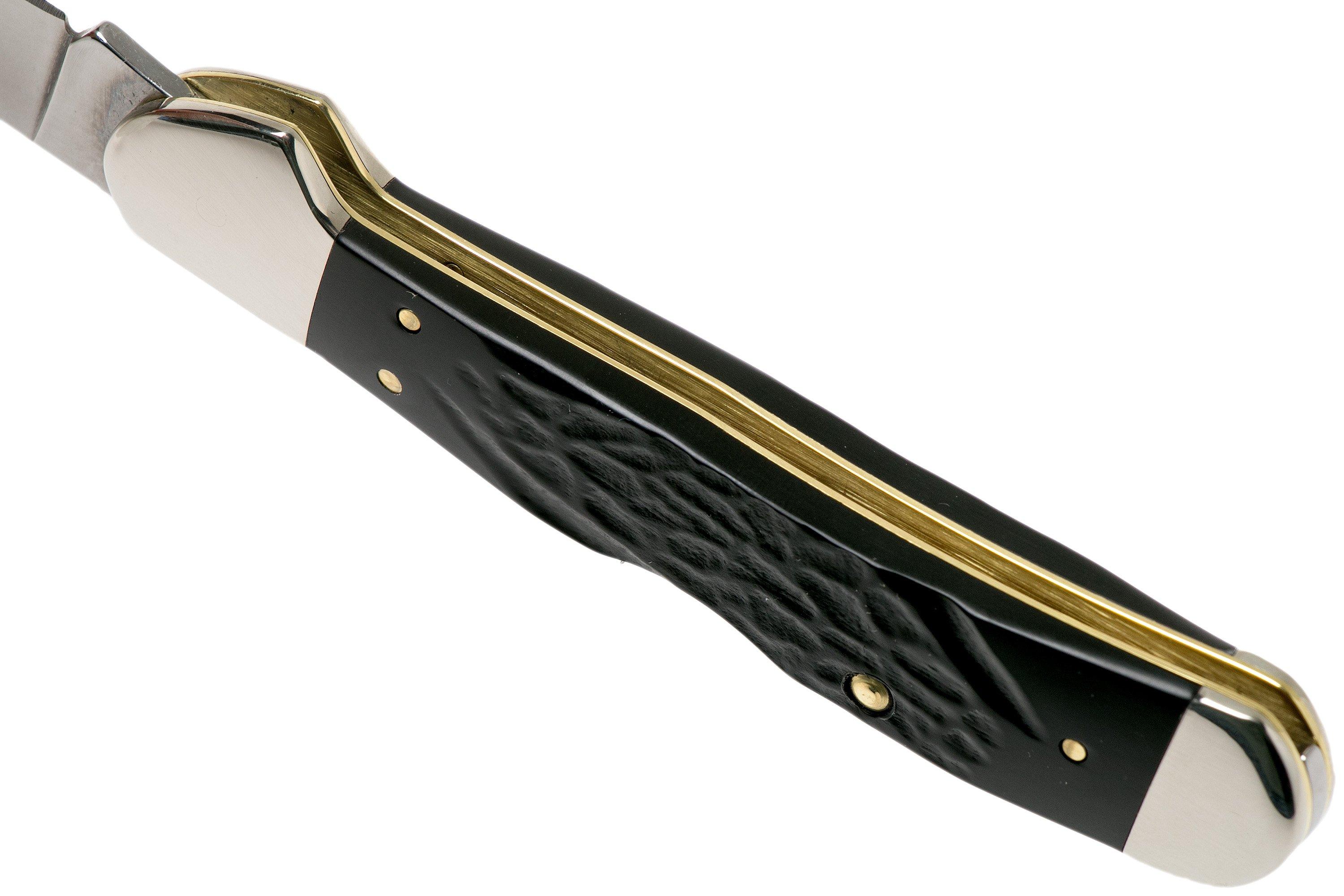 Case Copperlock Rough Black Synthetic, 18233, 61549L SS navaja