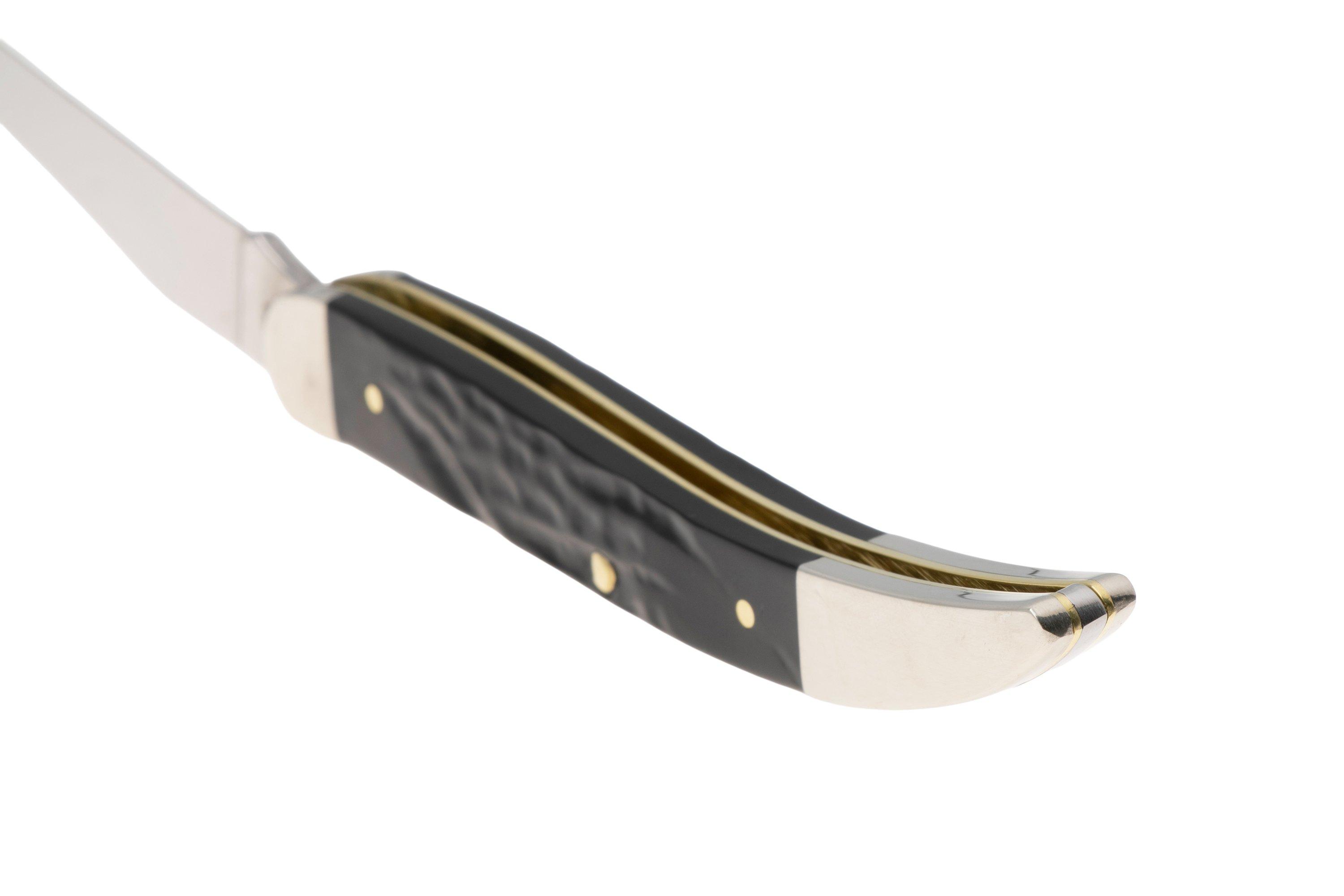 Case Medium Texas Toothpick Jigged Rough Black Synthetic, 18242, 610094 ...