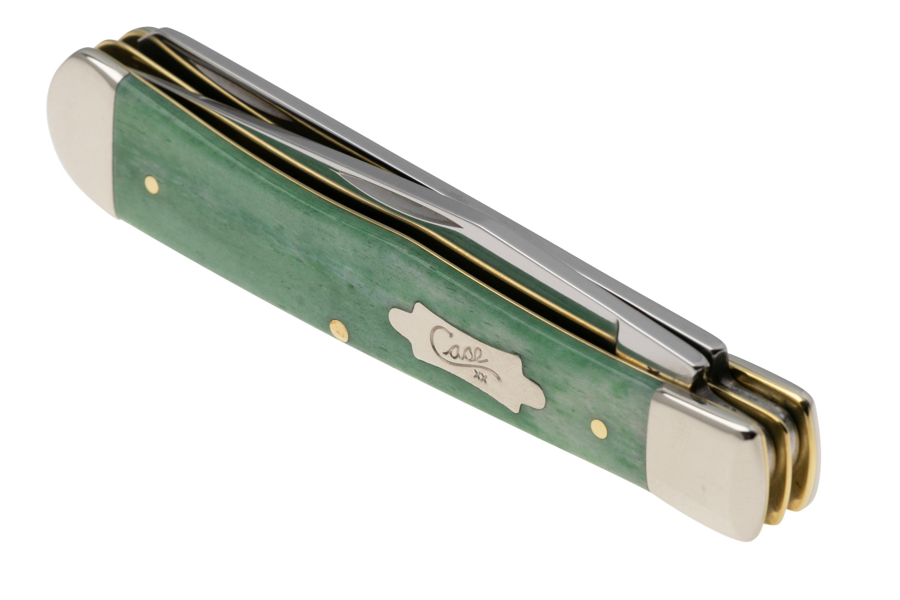 Case Trapper 19940 Smooth Emerald Green Bone 6254 zakmes | Voordelig ...