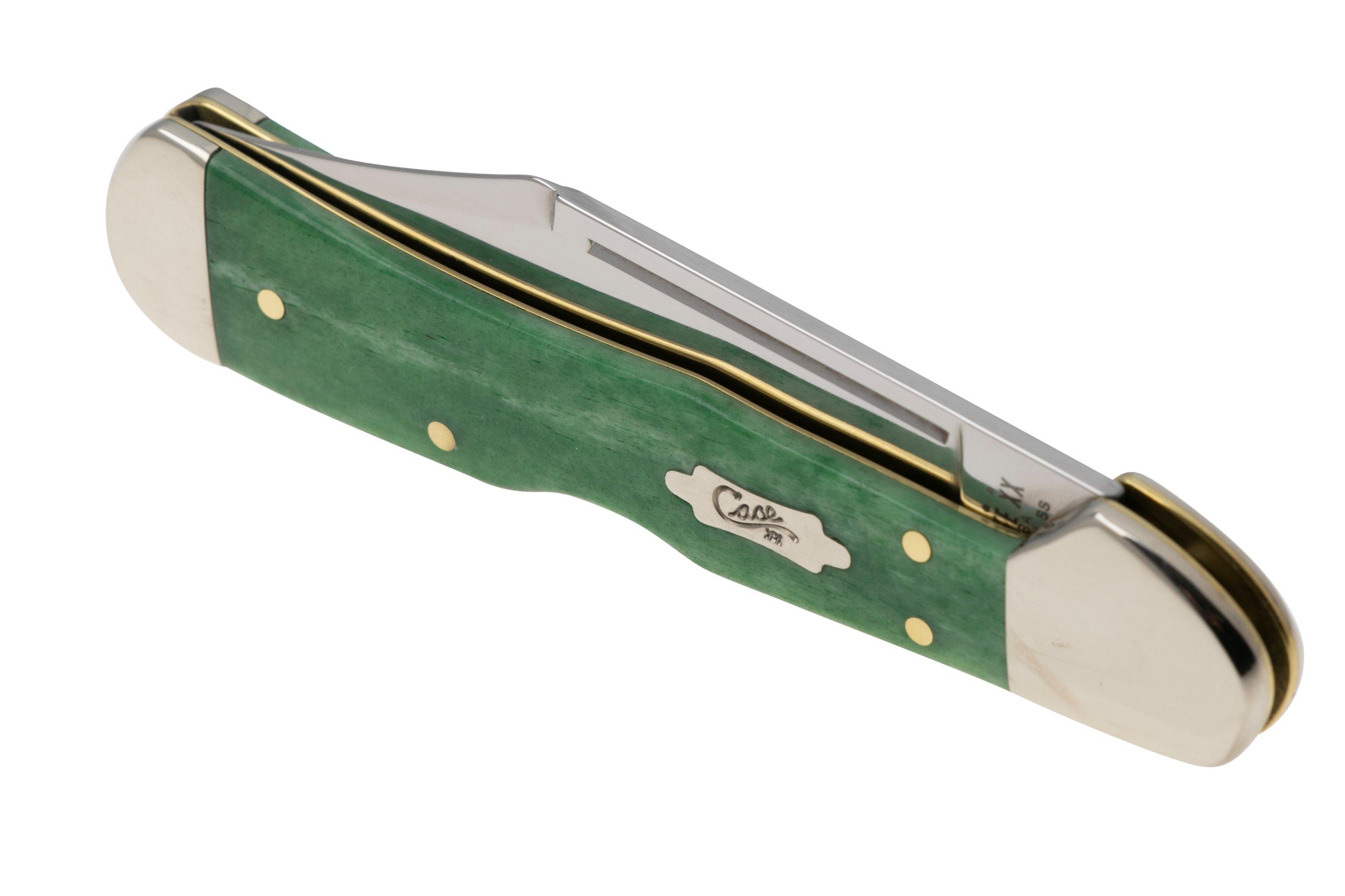 Case Mini Copperlock 19943 Smooth Emerald Green Bone 61749L navaja ...