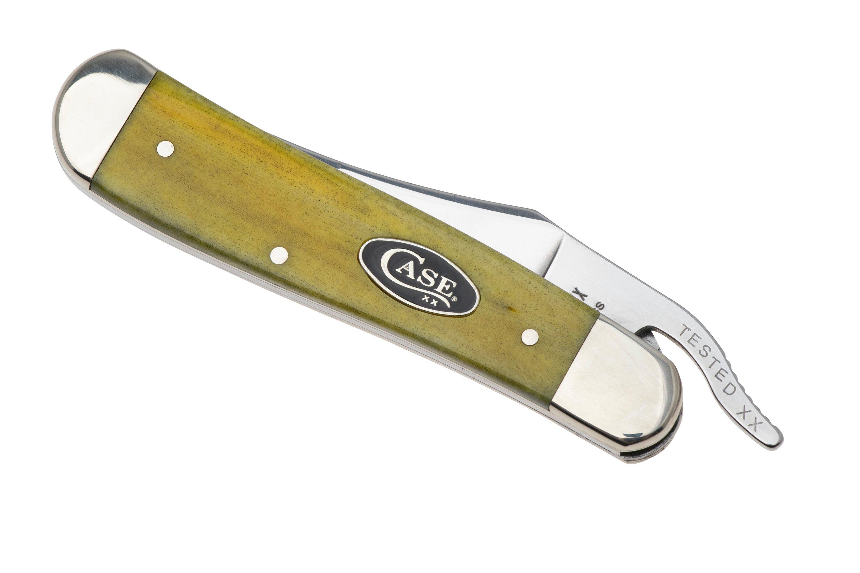 Case RussLock 20033 Smooth Yellow Bone 61953L SS, Taschenmesser ...