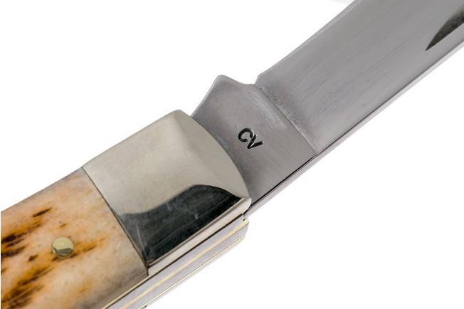 Case XX Jigged Amber Bone Large Stockman Carbon Steel Pocket Knife 00204 -  CA204