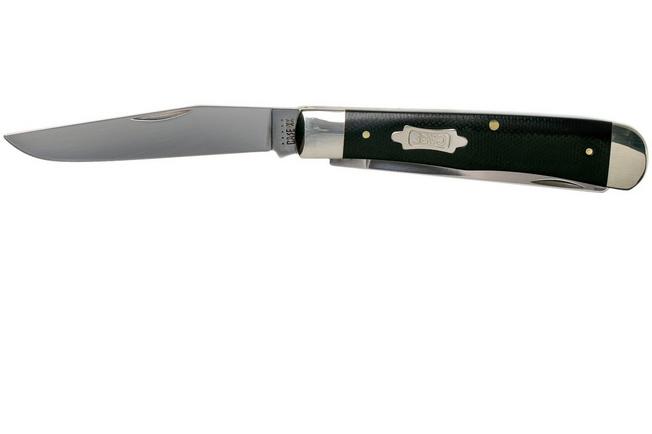 Imagen para Case Trapper Double Black Canvas Micarta, 23142, 10254 SS navaja