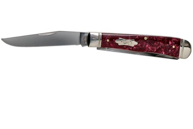 Imagen para Case Trapper Burgundy Smooth Kirinite, Fluted Bolsters, 23180 10254 SS navaja