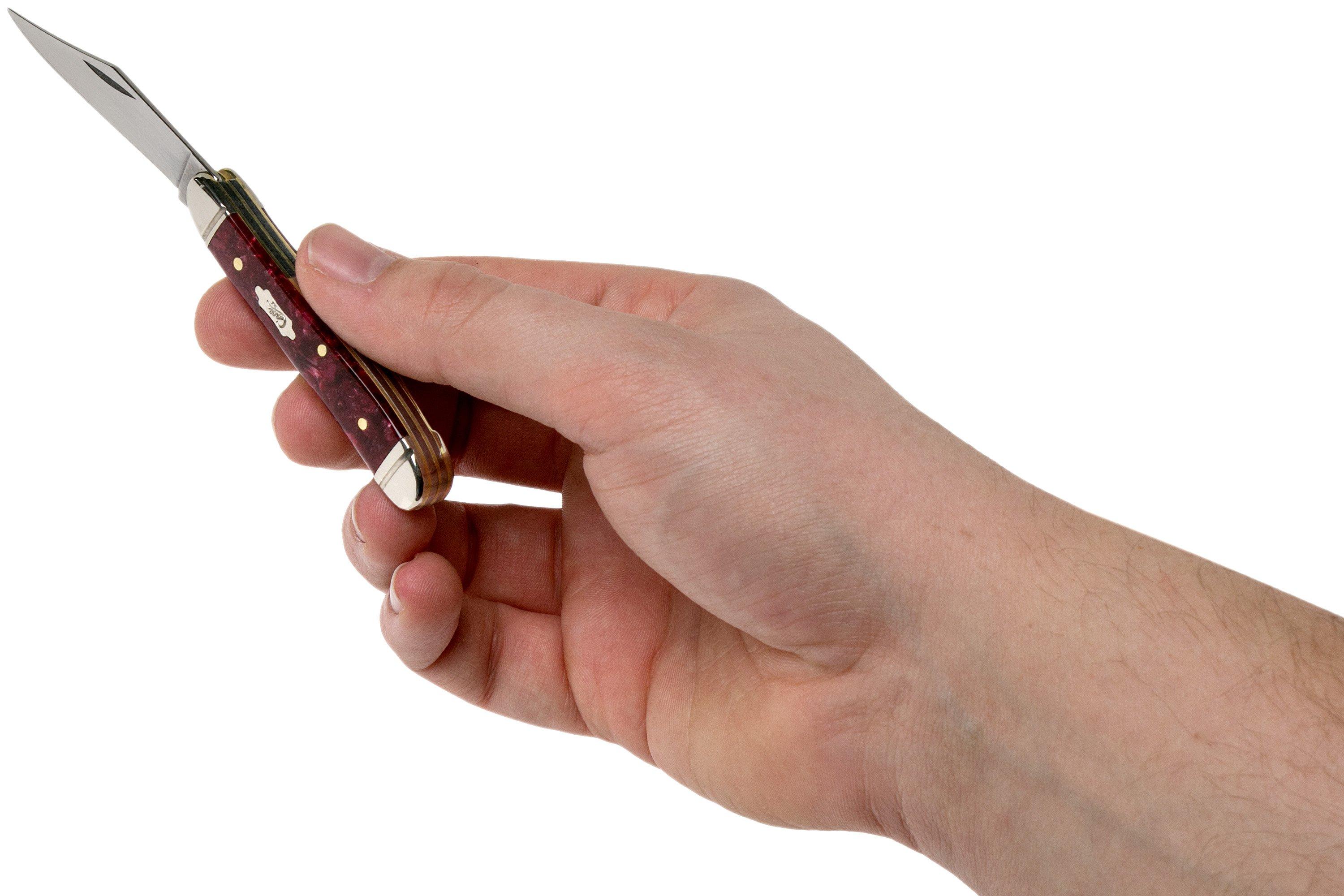 Case Peanut Burgundy Smooth Kirinite, Fluted Bolsters, 23183