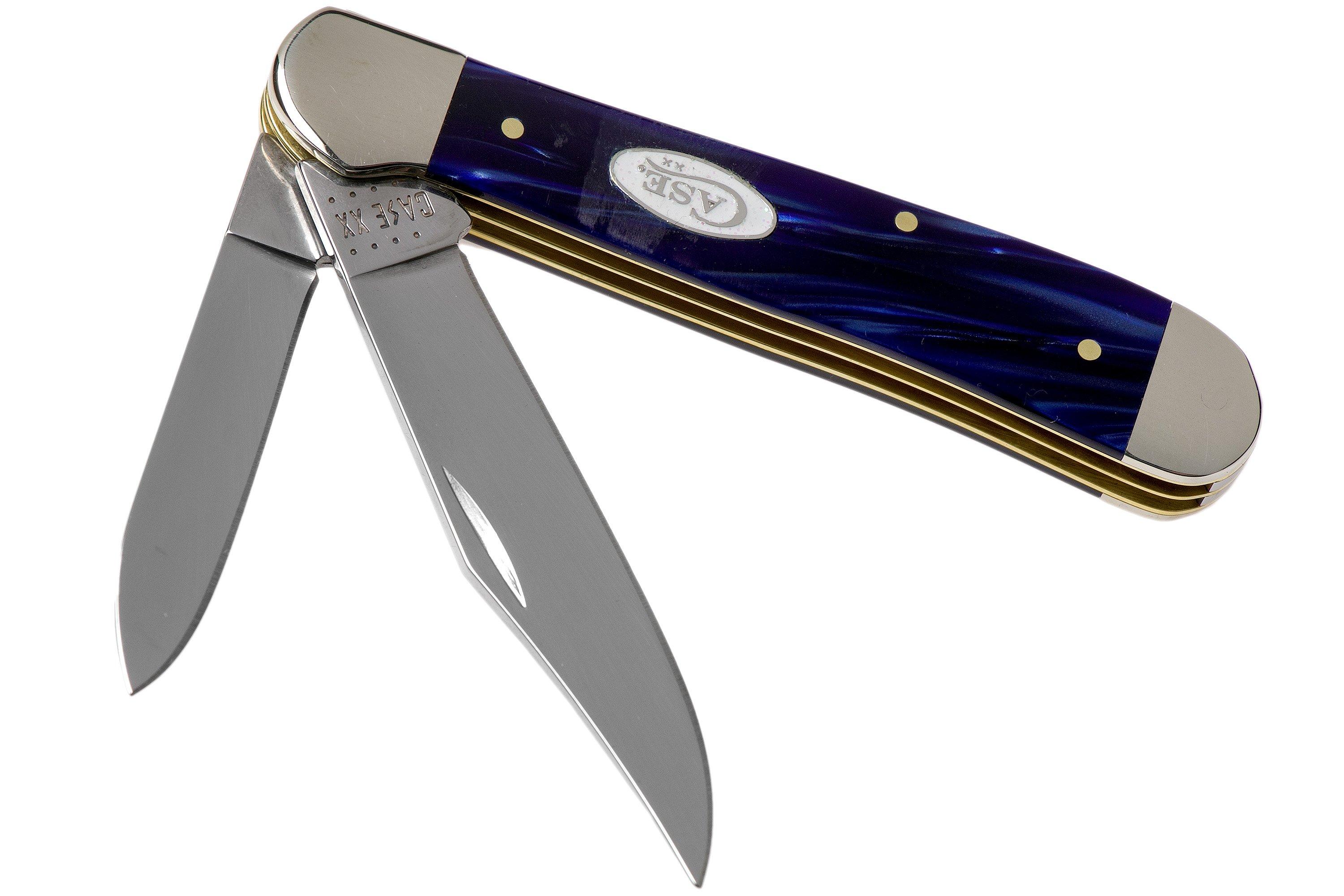 Case Copperhead Blue Pearl Kirinite, 23441, 10249 SS pocket knife