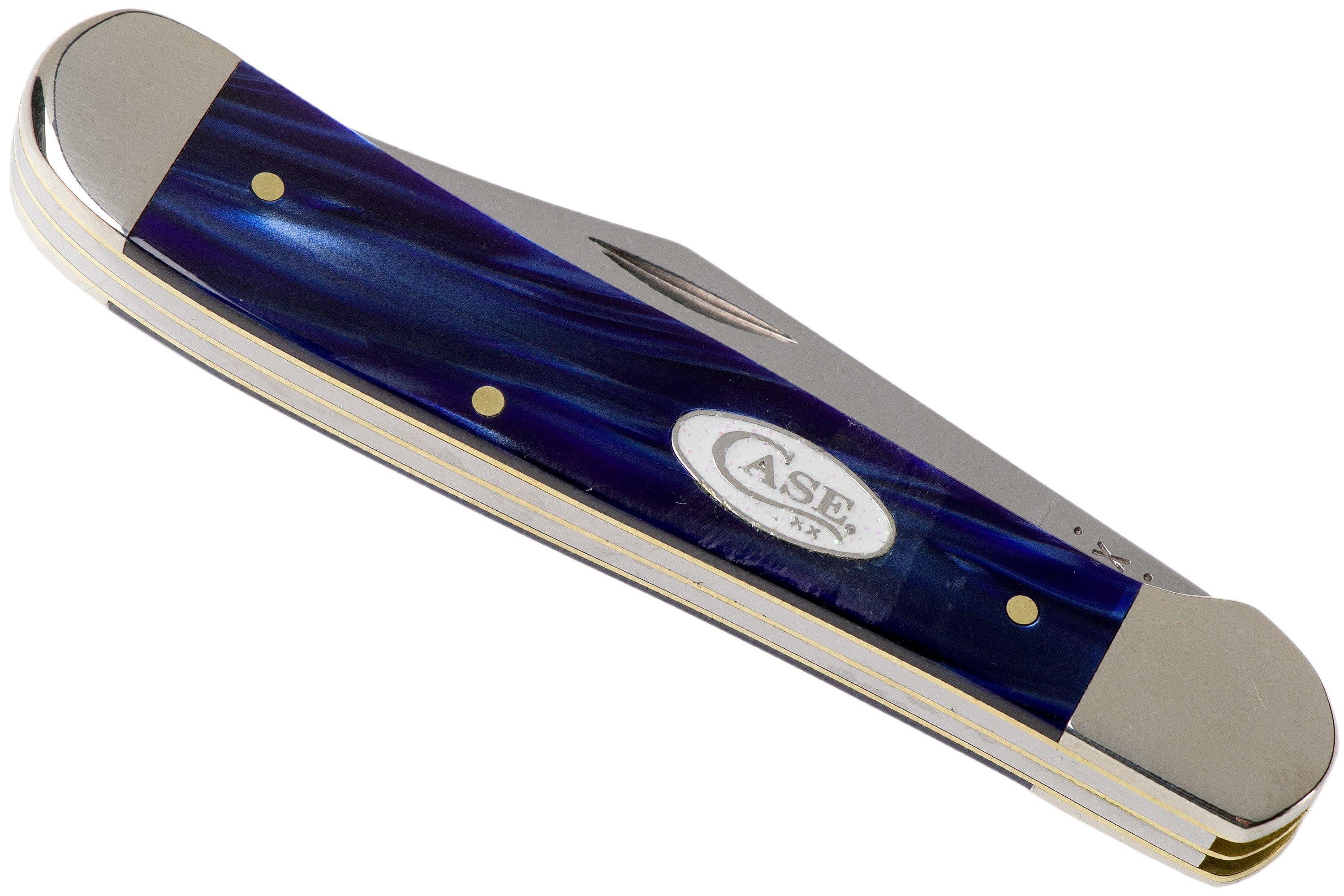 Case Copperhead Blue Pearl Kirinite, 23441, 10249 SS pocket knife ...
