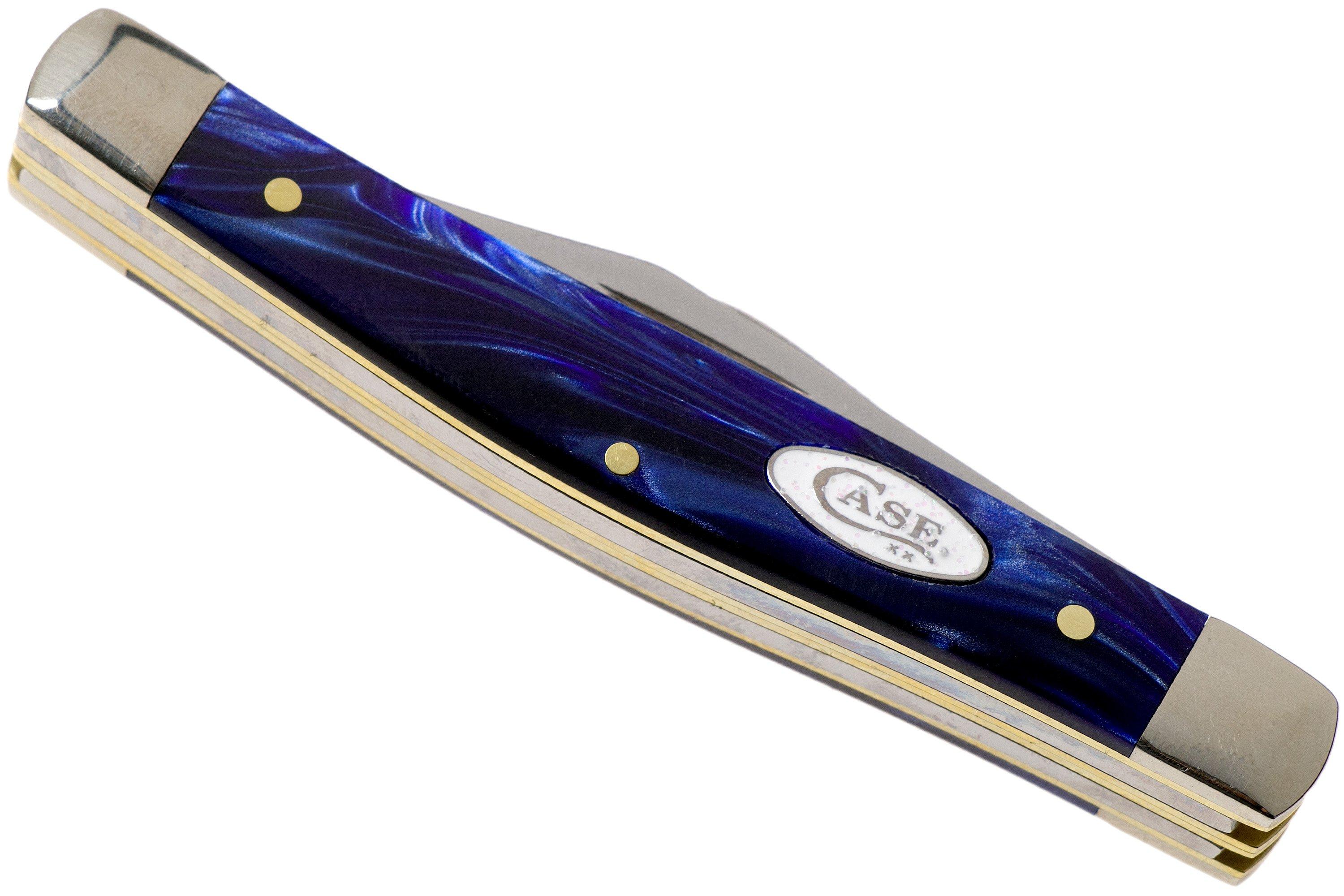Case Medium Stockman Blue Pearl Kirinite, 23442, 10344 SS coltello da