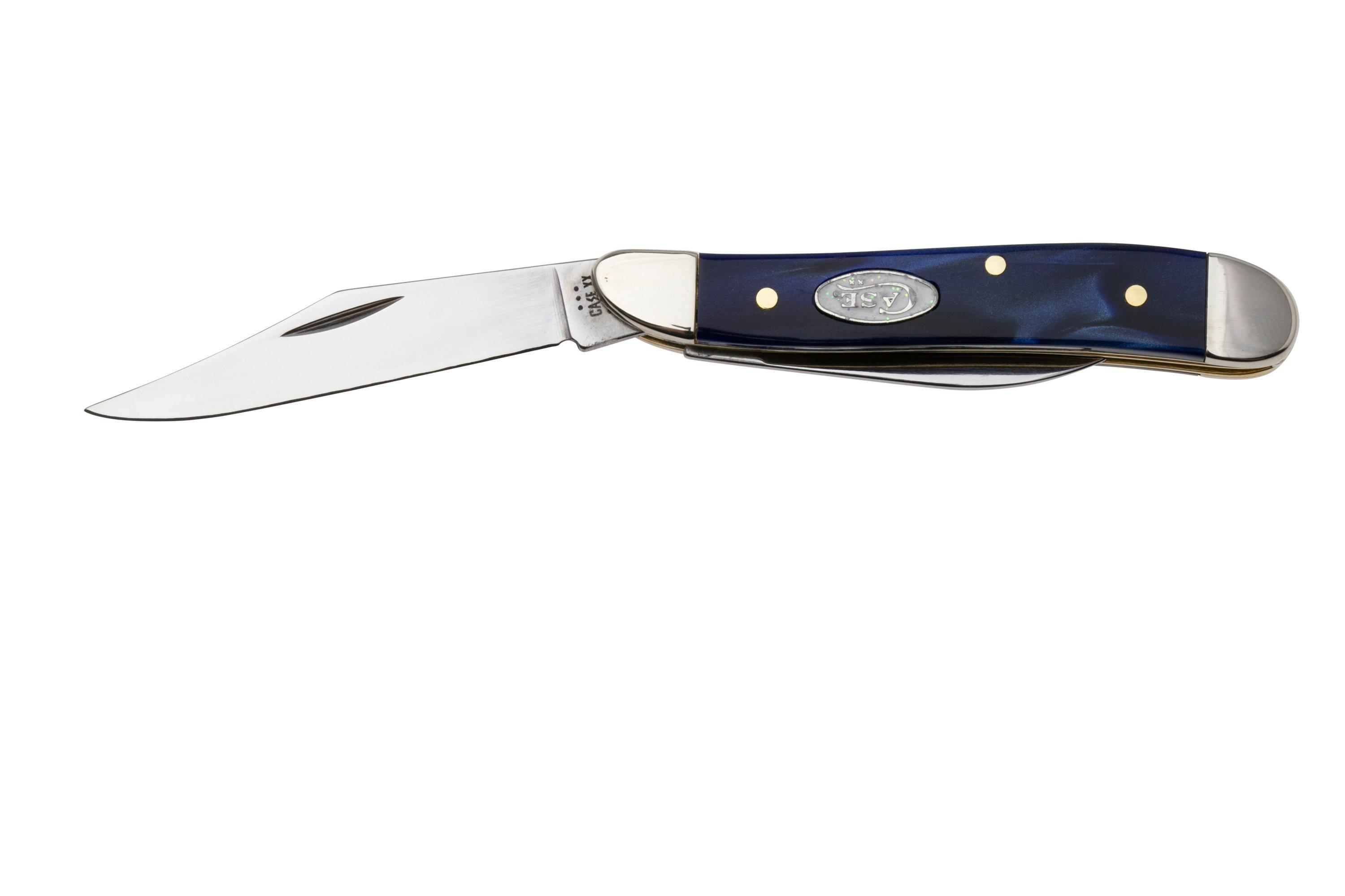 Case Peanut 23446 Blue Pearl Kirinite 10220 SS pocket knife ...