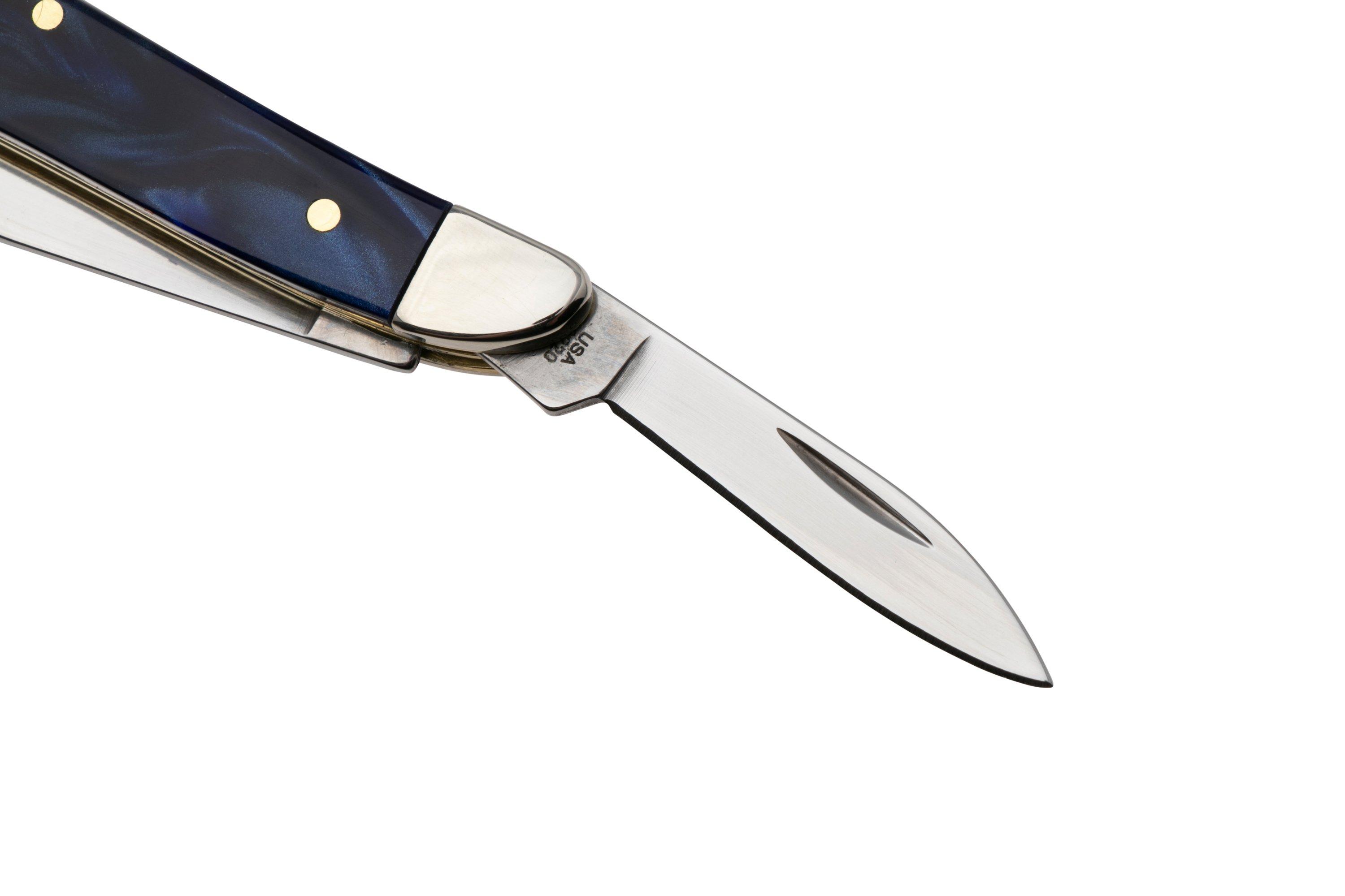 Case Peanut 23446 Blue Pearl Kirinite 10220 SS pocket knife ...