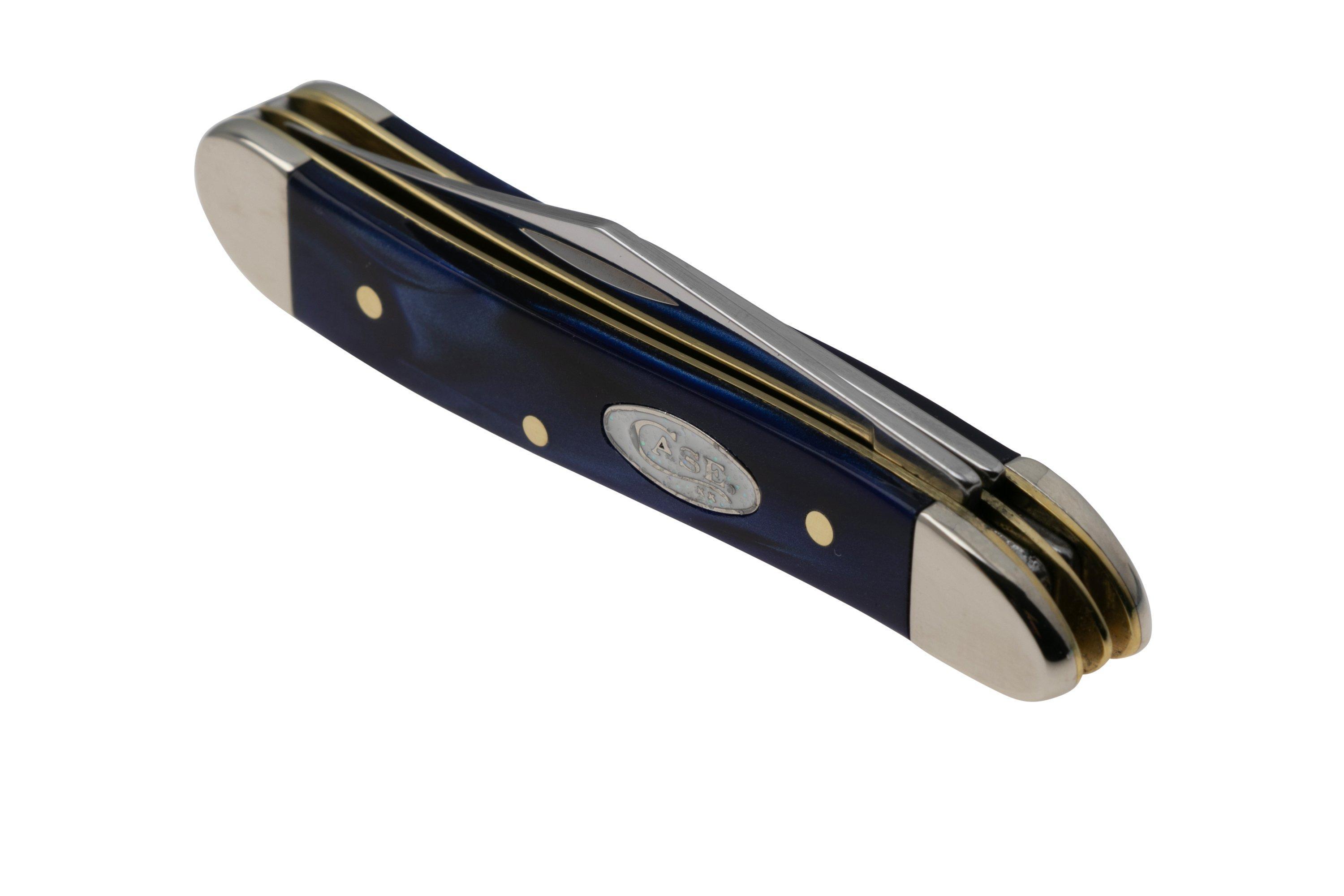 Case Peanut 23446 Blue Pearl Kirinite 10220 SS pocket knife