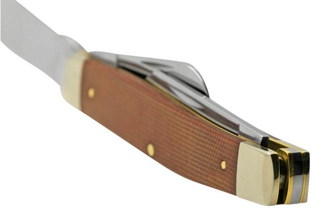 Bild für Case Large Stockman Natural Canvas Micarta, 23693, 10375 SS, Taschenmesser