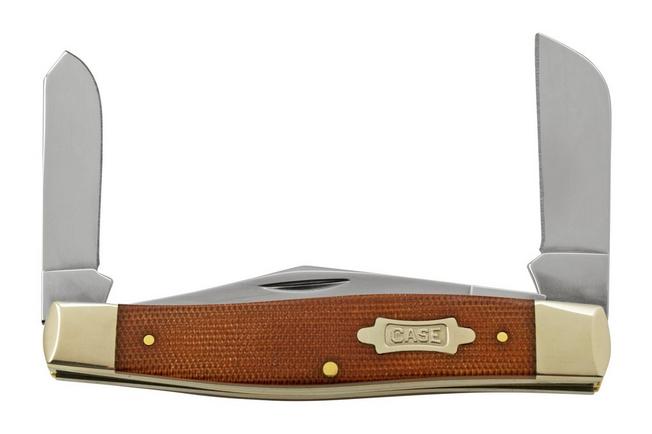 Bild für Case Large Stockman Natural Canvas Micarta, 23693, 10375 SS, Taschenmesser