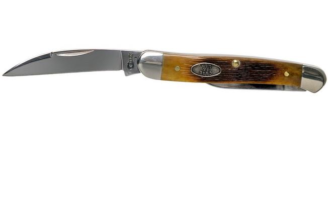 Image for Case Mini Copperhead Antique Bone, Barnboard Jig, 25152, 62109W SS pocket knife