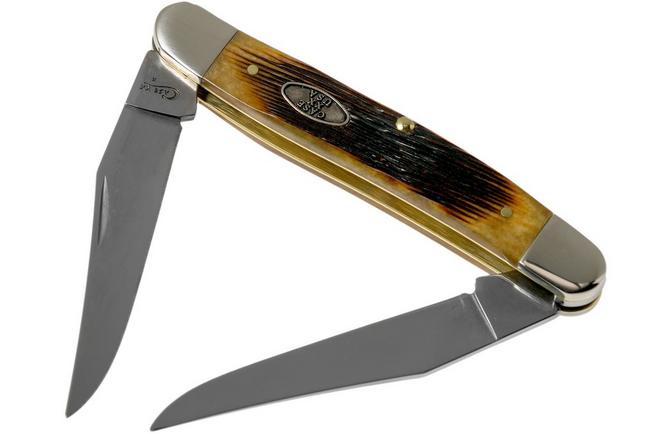 Image for Case Muskrat Antique Bone, Barnboard Jig, 25154, MUSKRAT SS pocket knife