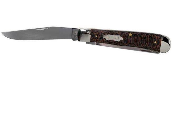 Case Trapper Black Sycamore Wood, 25570, 7254 SS pocket knife ...