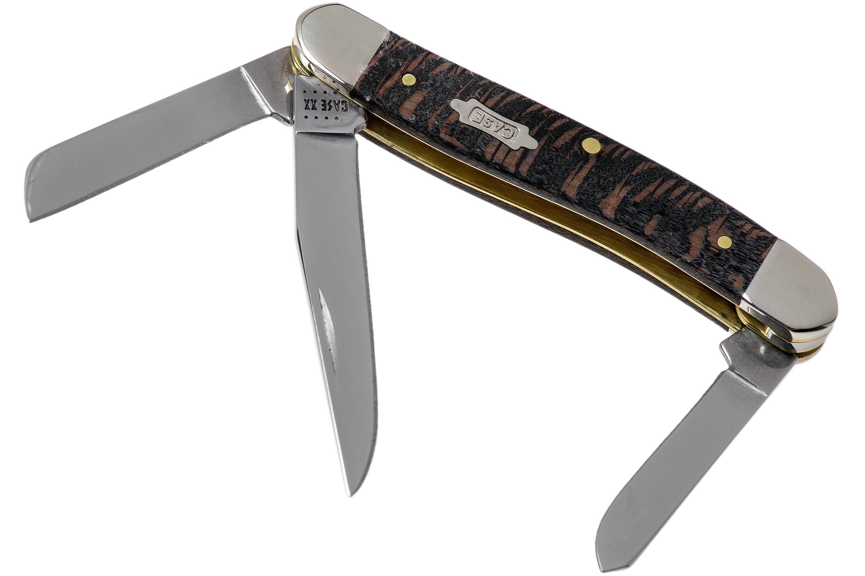 Case Medium Stockman Black Sycamore Wood, 25573, 7318 SS pocket knife Advantageously shopping