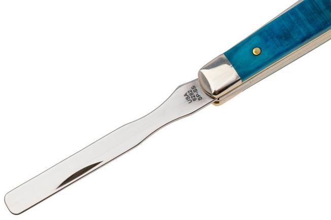 Afbeelding voor Case Baby Doc Caribbean Blue Bone, Sawcut Jig, 25582, 6282SP SS zakmes