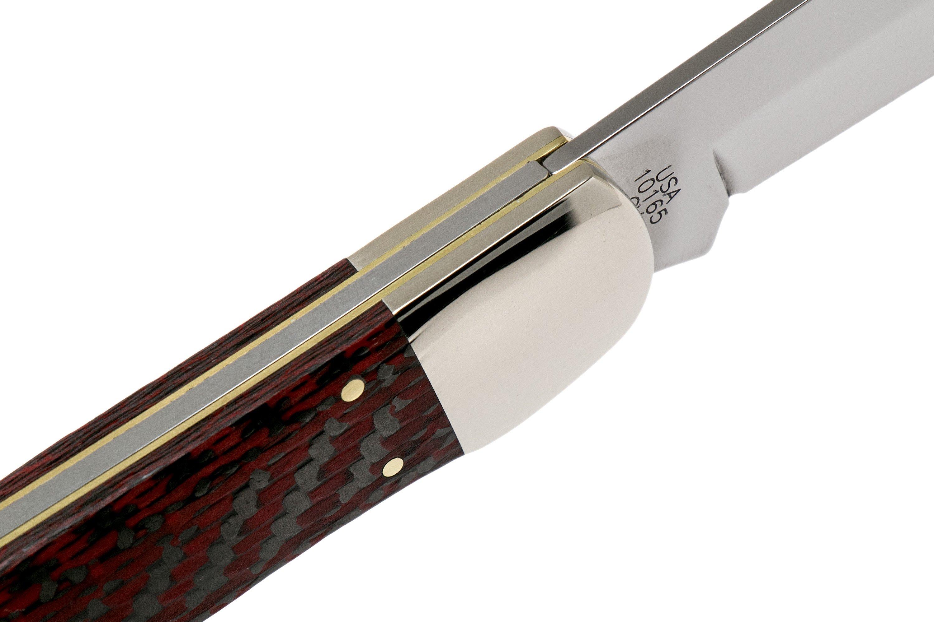 Case Large Folding Hunter Red & Black Carbon Fiber, 25926, 10165 CV Taschenmesser Günstiger