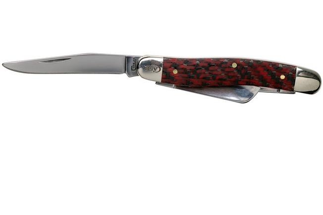 Imagen para Case Medium Stockman Red & Black Carbon Fiber, 25928 10318 CV navaja