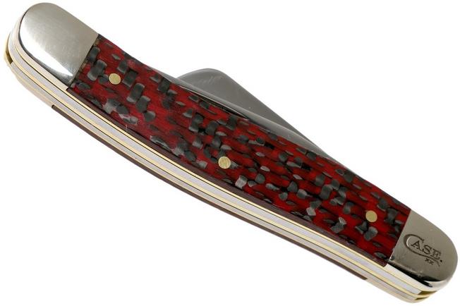Imagen para Case Medium Stockman Red & Black Carbon Fiber, 25928 10318 CV navaja