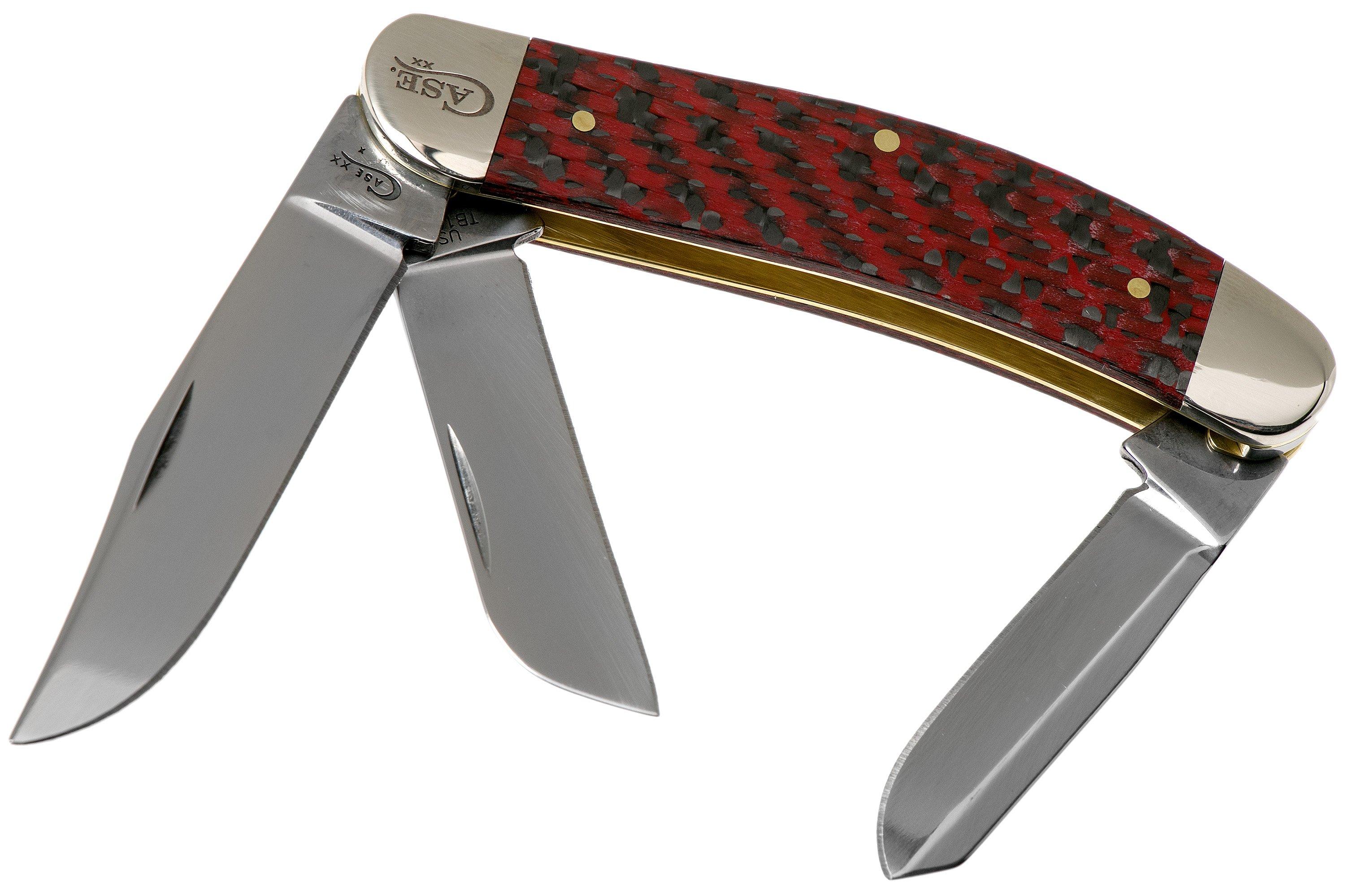 Case Medium Sowbelly Red & Black Carbon Fibre, 25929