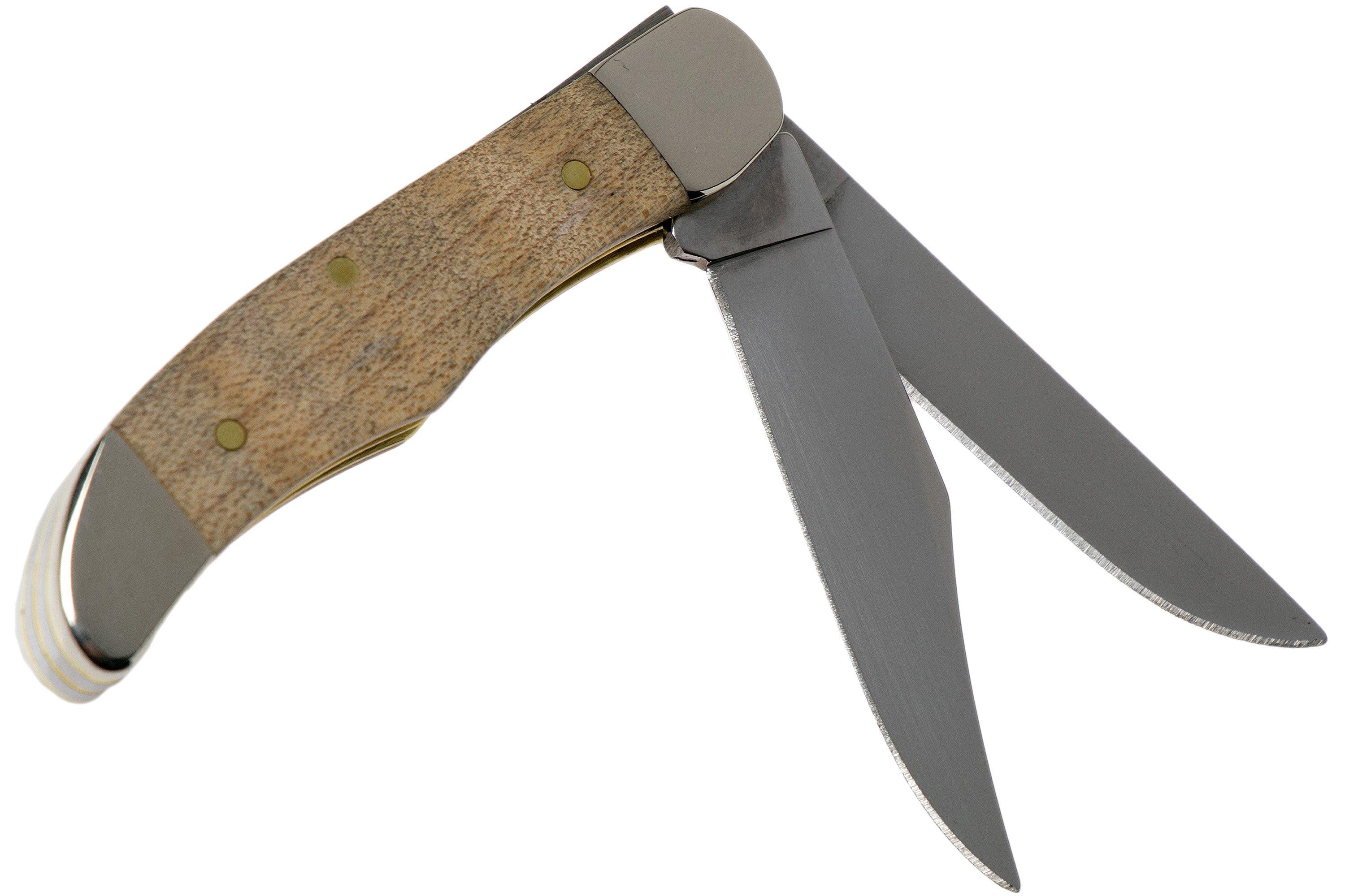 Case Pocket Hunter Natural Curly Maple Smooth, 25941, 72165 SS pocket