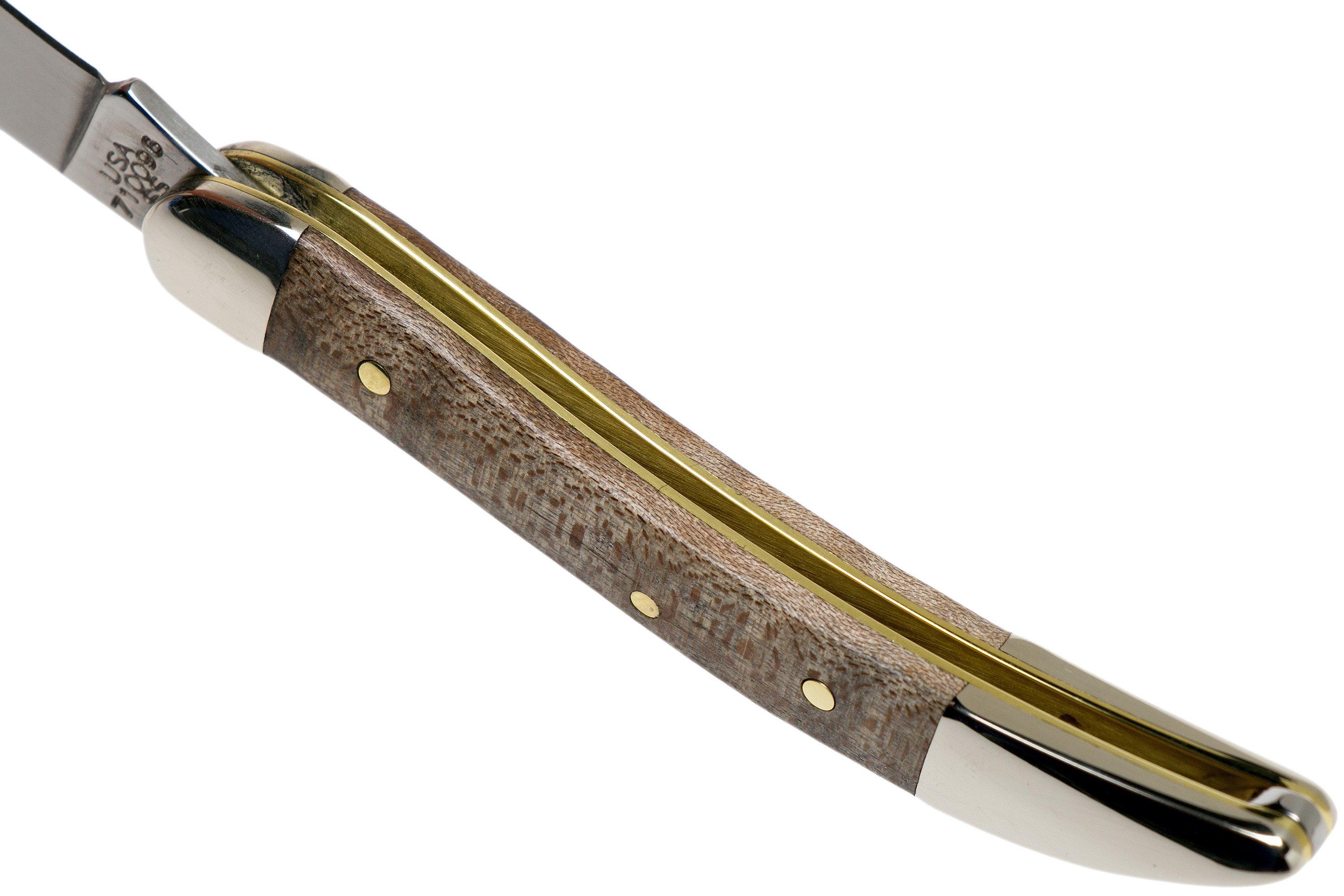 Case Small Texas Toothpick Natural Curly Maple Smooth, 25942, 710096 SS