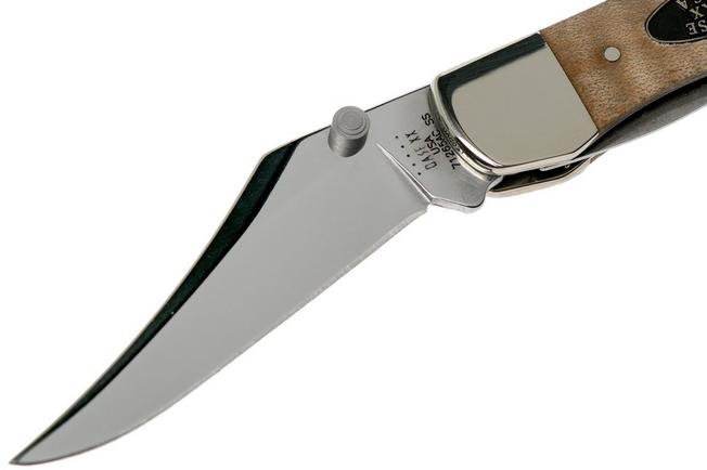 Imagen para Case Kickstart Mid Folding Hunter Natural Curly Maple Smooth, 25946, 71265AC SS navaja