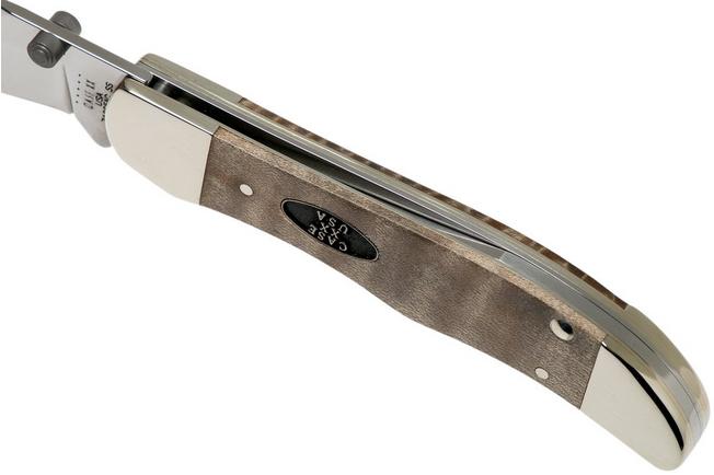 Imagen para Case Kickstart Mid Folding Hunter Natural Curly Maple Smooth, 25946, 71265AC SS navaja