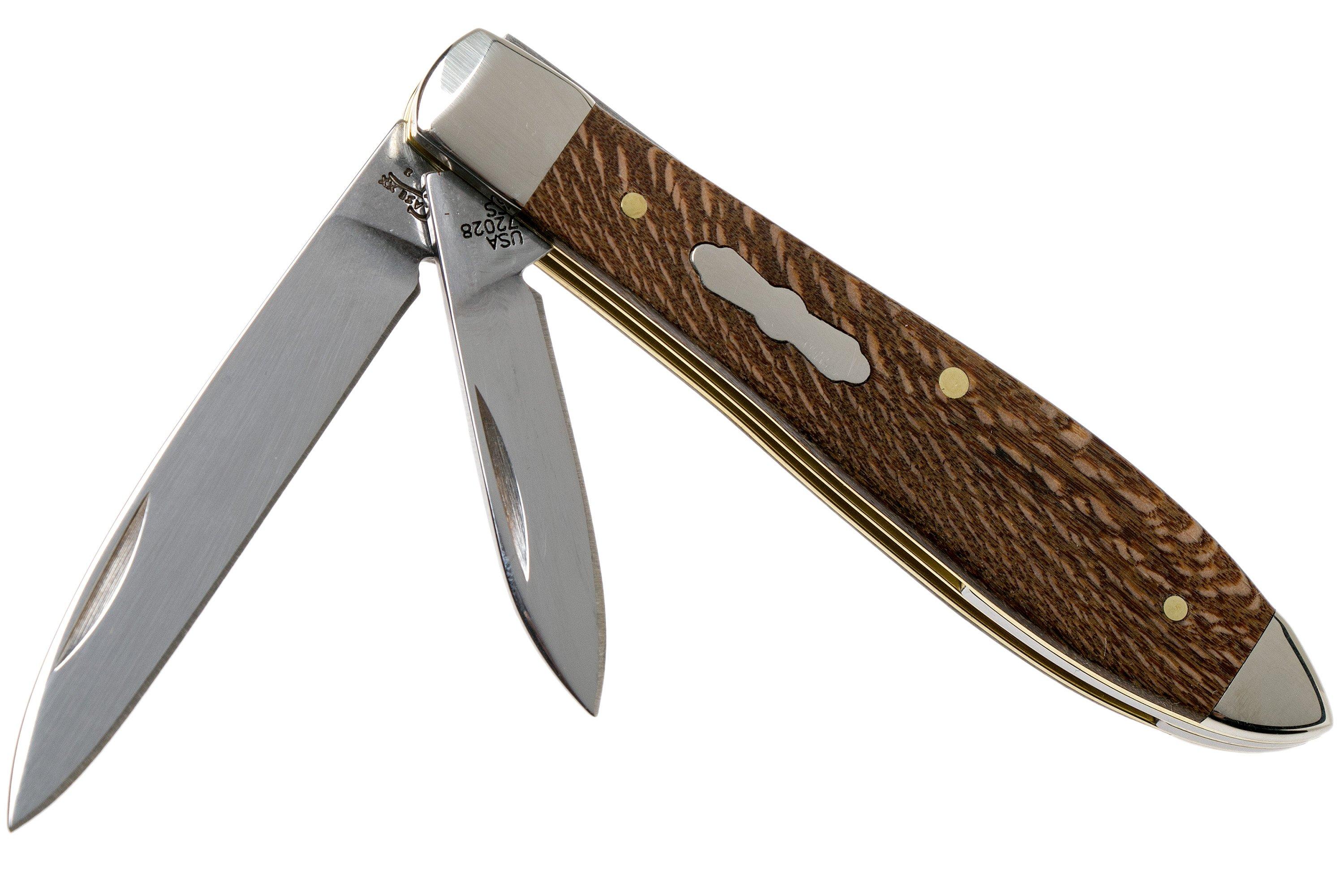 Case Tear Drop Bose Brown Sycamore Wood, 27268, TB72028 SS pocket knife |  Advantageously shopping at Knivesandtools.com