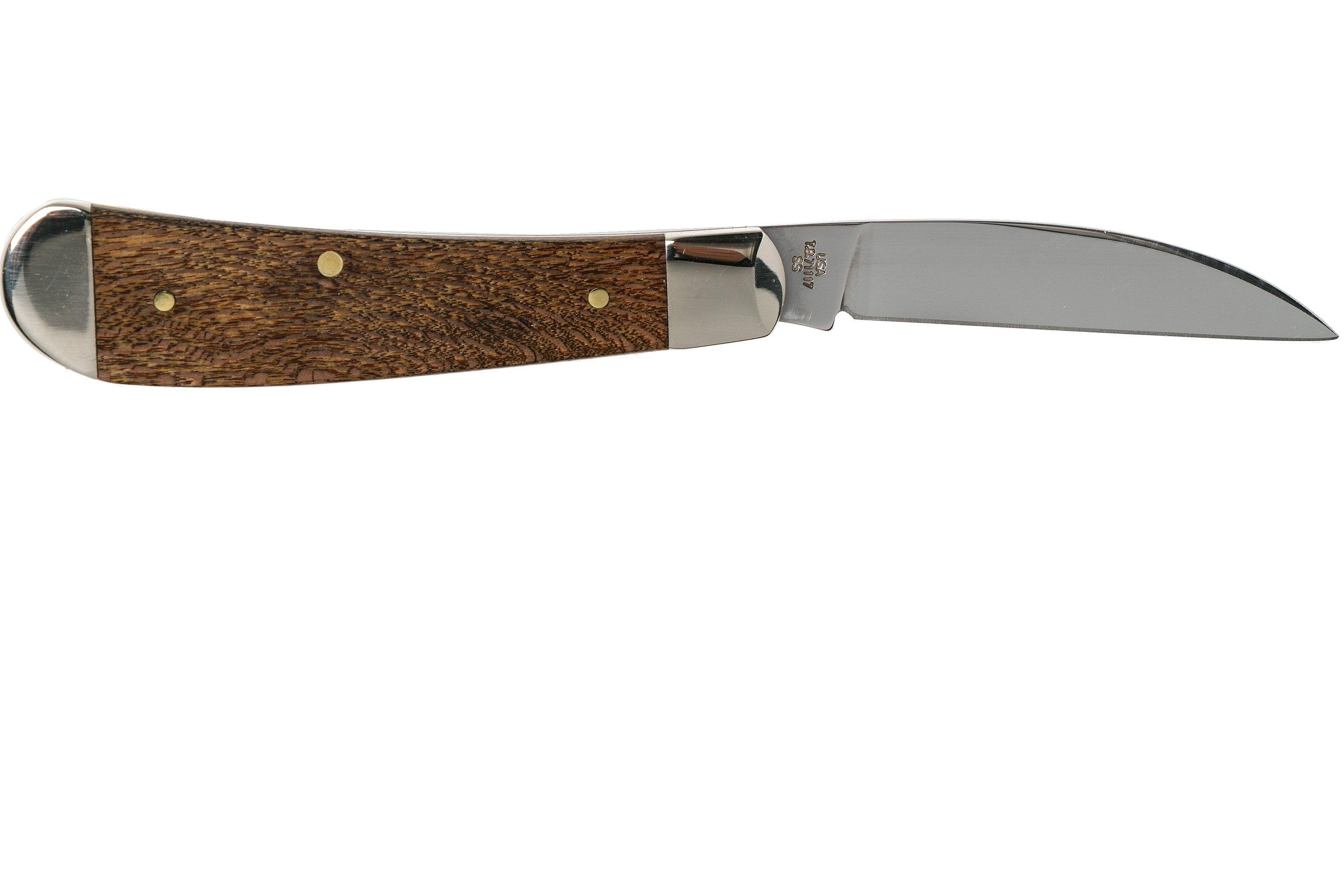 Case Sway Back Bose Brown Sycamore Wood, 27269, TB71117 SS pocket knife ...