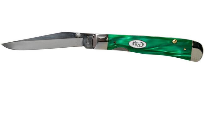 Imagen para Case Slim Trapperlock SparXX Green Pearl Kirinite Smooth, 27376 10154AC SS navaja